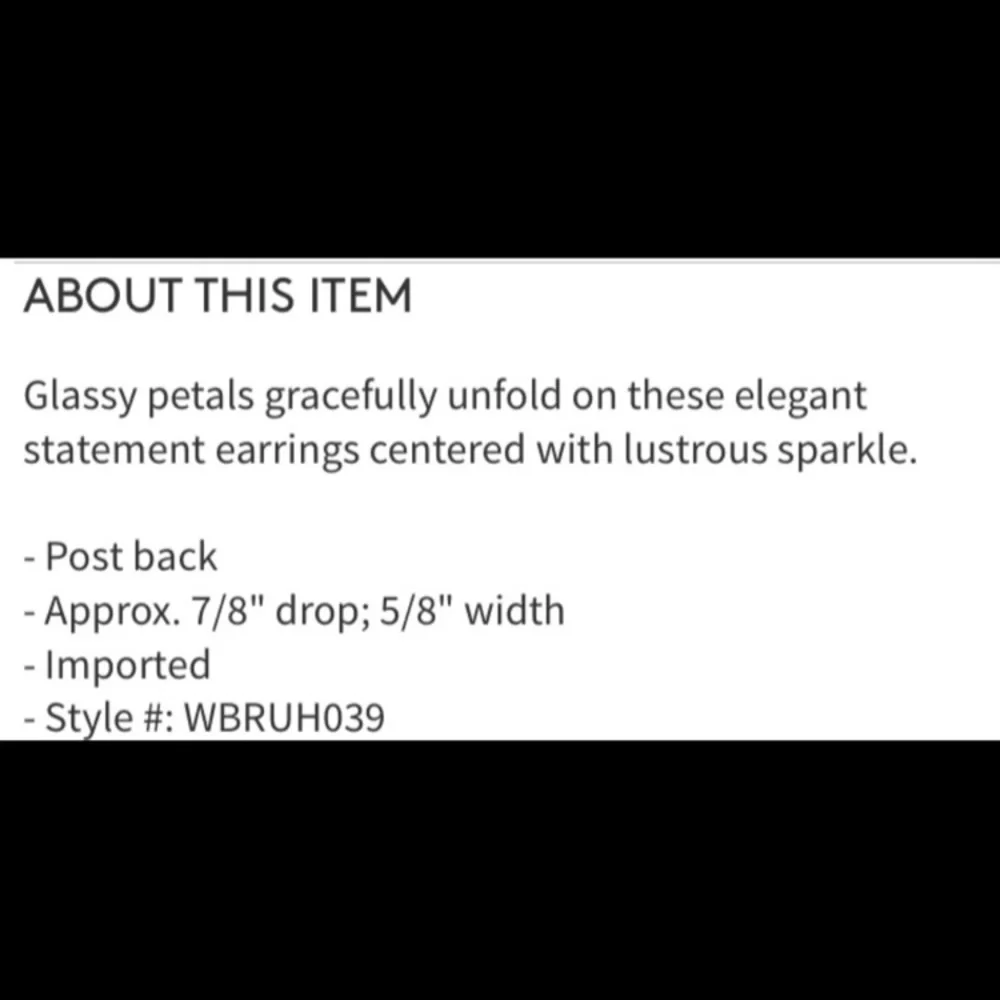 NWT Kate Spade Full Flourish Earrings - Picture 5 of 5
